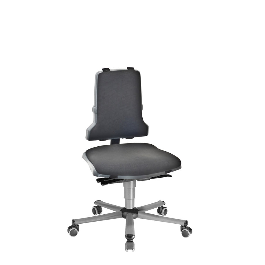 Scaun rotativ de lucru, Bimos Sintec 2 - 9813, cu roți, finisaj textil Supertec, ergonomic, spătar cu contact permanent și înclinare reglabilă șezut