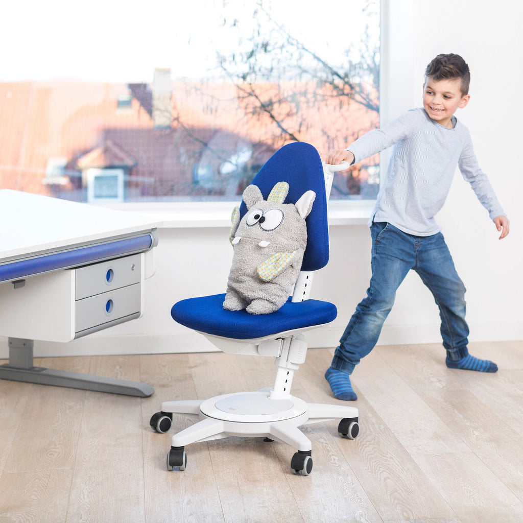 Scaun de birou pentru copii ergonomic, ajustabil pe toate dimensiunile, Moll Maximo